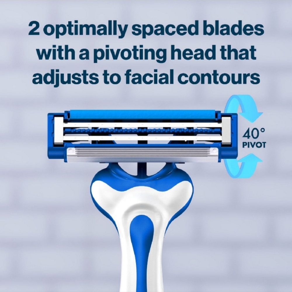 ⭐4/$15 Gillette Skinguard Sensitive 2-Blade Disposable Razor, 4 CT - Picture 7 of 11